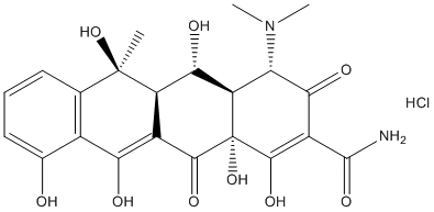 Oxytetracycline HCl Structure